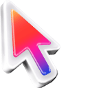 3D Insta Gradient Mac arrow cursor