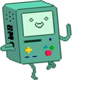 Adventure Time BMO Dancing Pixel Animated hand cursor