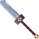 Adventure Time Jake Sword Pixel Animated arrow cursor