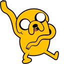 Adventure Time Jake the Dog arrow cursor