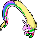 Adventure Time Lady Rainicorn hand cursor