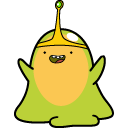 Adventure Time Slime Princess Animated hand cursor