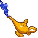 Aladdin Lamp & Genie Animated arrow cursor