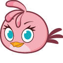 Angry Birds Stella Animated hand cursor