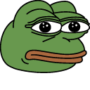 Angry Pepe the Frog Animated hand cursor