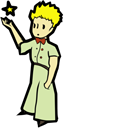 Antoine de Saint-Exupéry The Little Prince & Asteroid 325 arrow cursor