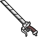 Attack on Titan Gear Sword &  Scout Logo arrow cursor