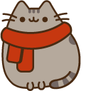 Autumn Leaf & Pusheen hand cursor