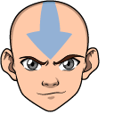 Avatar Aang Animated hand cursor