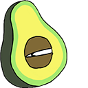 Avocado with Eye Animated arrow cursor