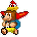 Banjo & Kazooie Pixel Animated arrow cursor