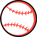 Baseball Bat Hitting Ball Animated hand cursor