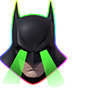 Batman Rainbow Stroke Animated hand cursor