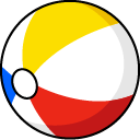 Beach Ball Animated hand cursor