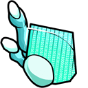 Binary Code hand cursor