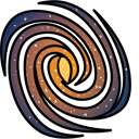 Black Hole & Galaxy hand cursor