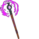 Blue & Pink Magic Staff Animated hand cursor