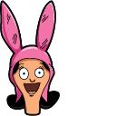 Bob’s Burgers Louise Belcher & Kuchi Kopi hand cursor