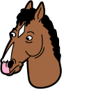 Bojack Horseman & Flask hand cursor