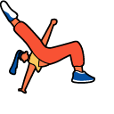 Breakdancing Animated arrow cursor