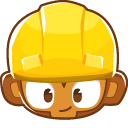 BTD6 Engineer Monkey & Nailgun Animated hand cursor