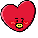 BTS BT21 Tata Animated arrow cursor