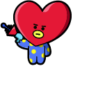 BTS V & Tata arrow cursor