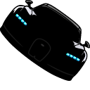 Bugatti Chiron Headlights Animated arrow cursor