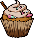 Cacao Drink & Cupcake hand cursor