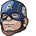 Captain America & Shield hand cursor