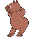 Capybara Dancing Animated arrow cursor