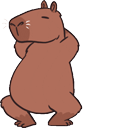 Capybara Dancing Animated hand cursor