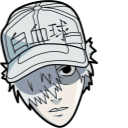 Cells at Work! White Blood Cell & Knife Animated hand cursor