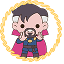 Chibi Doctor Strange using Inter-Dimensional Portal Animated arrow cursor