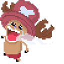 Chopper Crying Pixel Meme Animated arrow cursor