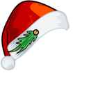 Christmas Santa Claus & Hat arrow cursor