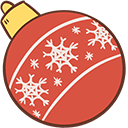 Christmas Tree & Bulb Animated hand cursor