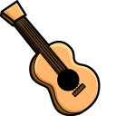 Club Penguin Franky & Guitar arrow cursor