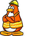 Club Penguin Rory & Jackhammer Animated hand cursor