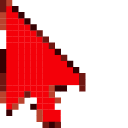 Coca-Cola Color Pixel Animated arrow cursor