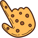 Cookie Animated hand cursor