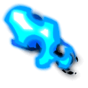 Cookie Run Fire Spirit Cookie Blue Flame arrow cursor