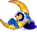 Cookie Run Moonlight Cookie hand cursor