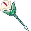 Cookie Run White Lily Cookie & Staff arrow cursor