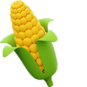 Corn & Red Apple 3D arrow cursor