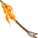 Crossbow & Fire Arrow Animated arrow cursor