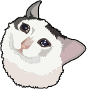 Crying Cat Meme hand cursor