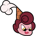 Cuphead  Baroness Von Bon Bon & Candy Cane hand cursor