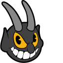 Cuphead The Devil & Trident hand cursor