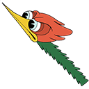 Cuphead Woodpecker Animated arrow cursor